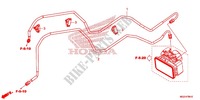 DURITE DE FREIN ARRIERE pour Honda CBR 500 R ABS RED de 2013