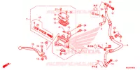 MAITRE CYLINDRE DE FREIN AVANT (CBR500R) pour Honda CBR 500 R de 2013