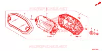 COMPTEUR pour Honda CBR 500 R de 2015