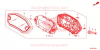 COMPTEUR pour Honda CBR 500 R de 2015