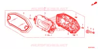 COMPTEUR pour Honda CBR 500 R de 2015