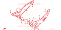 COUVERCLES LATERAUX pour Honda CBR 600 F2 SUPER SPORT de 1992