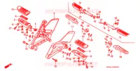 REPOSE PIED pour Honda CBR 600 F2 SUPER SPORT de 1992