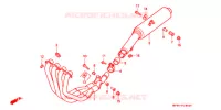 SILENCIEUX D'ECHAPPEMENT pour Honda CBR 600 F2 SUPER SPORT de 1992