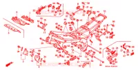 CADRE pour Honda CBR 600 F2 SUPER SPORT de 1993