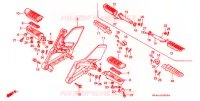 REPOSE PIED pour Honda CBR 600 F2 SUPER SPORT de 1993