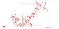 SILENCIEUX D'ECHAPPEMENT pour Honda CBR 600 F2 SUPER SPORT de 1994