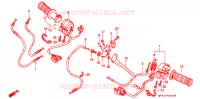 COMMODOS   POIGNEES pour Honda CBR 600 F3 SUPER SPORT de 1995