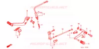 PEDALE pour Honda CBR 600 F3 SUPER SPORT de 1998