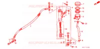 MAITRE CYLINDRE DE FREIN ARRIERE pour Honda CBR 600 F3 SUPER SPORT de 1998