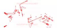 PEDALE pour Honda CBR 600 F3 SUPER SPORT de 1998