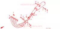 SILENCIEUX D'ECHAPPEMENT pour Honda CBR 600 F3 SUPER SPORT de 1998