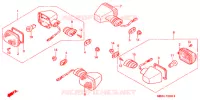 CLIGNOTANT pour Honda CBR 600 F4 de 2004
