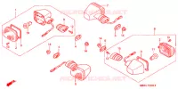 CLIGNOTANT pour Honda CBR 600 F4 de 2004