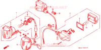 CLIGNOTANT pour Honda CBR 600 F HURRICANE de 1989