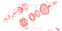 EMBRAYAGE pour Honda CBR 600 F HURRICANE de 1989