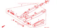 BRAS OSCILLANT pour Honda CBR 600 F HURRICANE de 1989