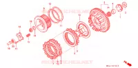 EMBRAYAGE pour Honda CBR 600 F HURRICANE de 1989