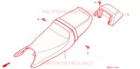 SELLE pour Honda CBR 600 F HURRICANE de 1989