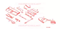 OUTIL pour Honda CBR 600 RR ABS WHITE de 2009