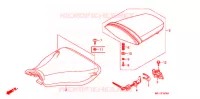 SELLE pour Honda CBR 600 RR ABS WHITE de 2009