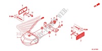 FEU ARRIERE pour Honda CBR 600 RR RED de 2012