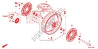ROUE AVANT pour Honda CBR 600 RR RED de 2012