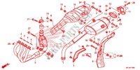 SILENCIEUX D'ECHAPPEMENT pour Honda CBR 600 RR RED de 2012