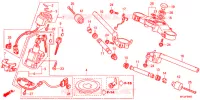 GUIDON   TE DE FOURCHE pour Honda CBR 600 R ABS RED de 2012
