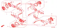 CLIGNOTANT pour Honda CBR 600 RR ABS TRICOLOR de 2016
