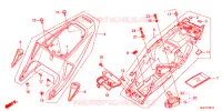COUVERCLES LATERAUX pour Honda CBR 600 RR ABS TRICOLOR de 2016