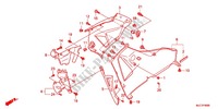 CARENAGES LATERAUX AVANT   SABOT (D.) pour Honda CBR 600 RR ABS REPSOL de 2013