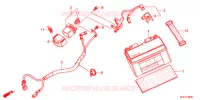 BATTERIE pour Honda CBR 600 RR ABS BLACK de 2013