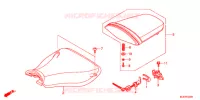 SELLE pour Honda CBR 600 RR ABS BLACK de 2013