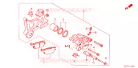 ETRIER DE FREIN ARRIERE pour Honda CBR 600 RR de 2004