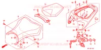 SELLE pour Honda CBR 1000 RR ABS de 2010
