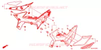 COUVERCLES LATERAUX pour Honda CBR 400 R ABS de 2016