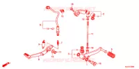 PEDALE pour Honda CBR 400 R ABS de 2016
