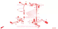 PEDALE pour Honda CBR 400 R de 2014