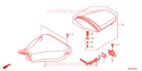 SELLE pour Honda CBR 600 RR HRC TRICOLOR de 2017