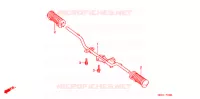 REPOSE PIED pour Honda BENLY CD 50 SPECIAL de 2006
