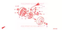 ALTERNATEUR pour Honda BENLY CD 50 SPECIAL de 1996