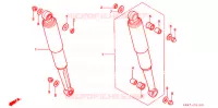 AMORTISSEUR ARRIERE pour Honda BENLY CD 50 SPECIAL de 1996