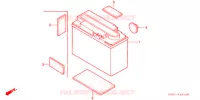 BATTERIE pour Honda BENLY CD 50 SPECIAL de 1996