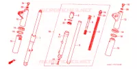 FOURCHE pour Honda BENLY CD 50 SPECIAL de 1996