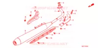 SILENCIEUX D'ECHAPPEMENT pour Honda BENLY CD 50 SPECIAL de 1996