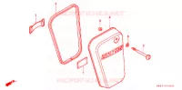 COUVERCLES LATERAUX pour Honda BENLY CD 50 SPECIAL de 1997