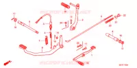 PEDALE   KICK pour Honda BENLY CD 50 SPECIAL de 1997
