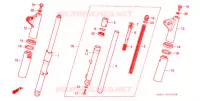 FOURCHE pour Honda BENLY CD 50 SPECIAL de 1999