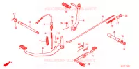 PEDALE   KICK pour Honda BENLY CD 50 SPECIAL de 1999